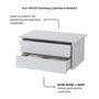Hanah Home Cajón Blanco BA139 - 4075
